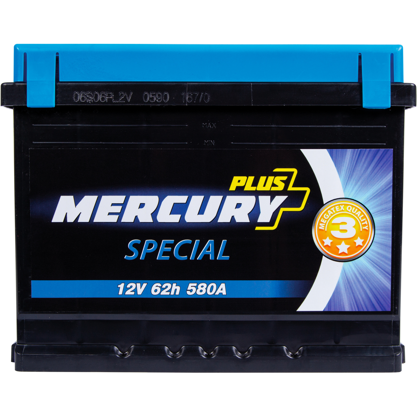 Аккумулятор автомобильный MERCURY battery SPECIAL Plus 62Ah (P47298) изображение 2