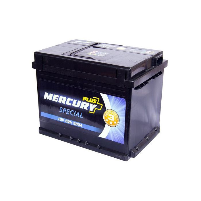 Аккумулятор автомобильный MERCURY battery SPECIAL Plus 62Ah (P47298) изображение 3