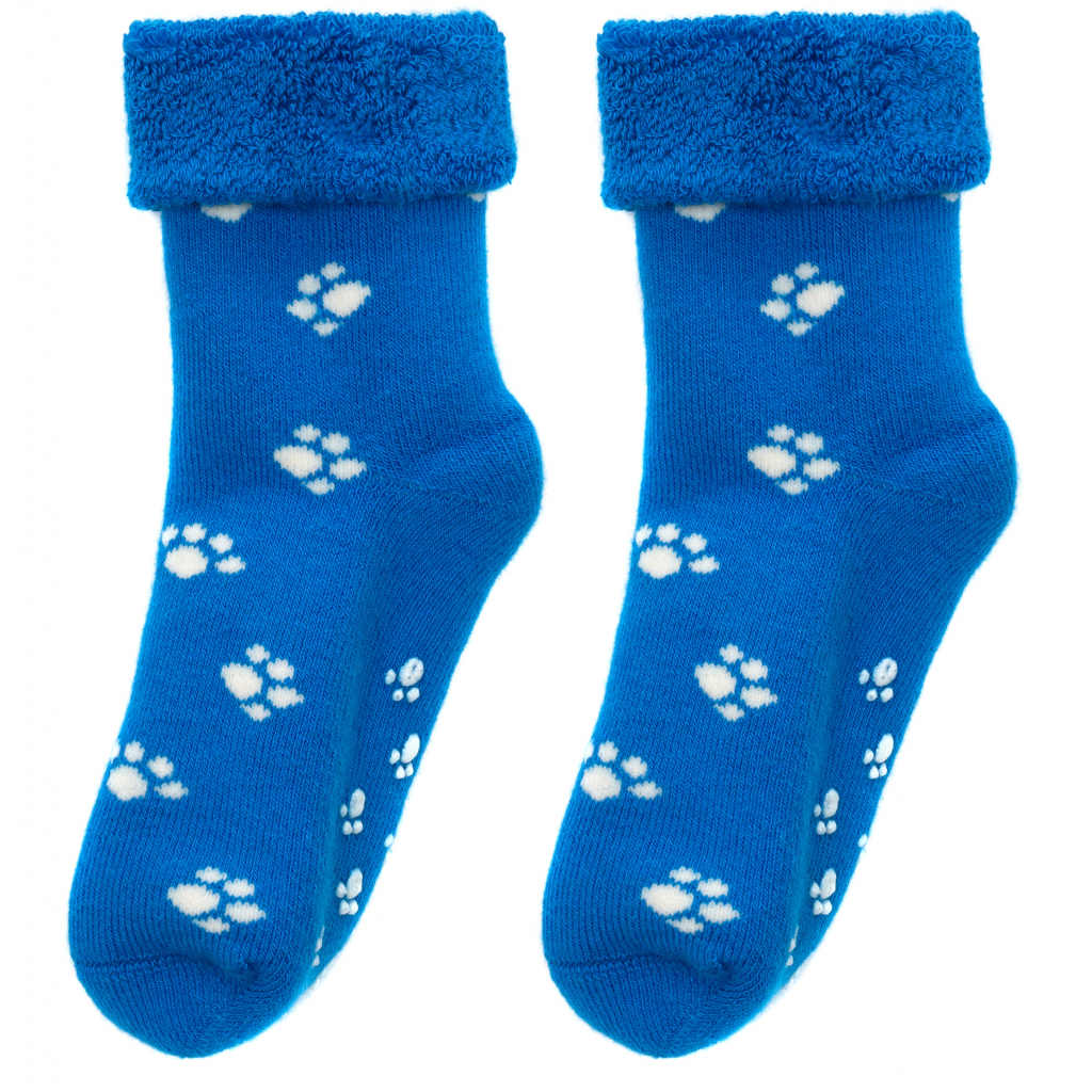 Носки детские Bross махровые с лапками (22690-1-2-blue)