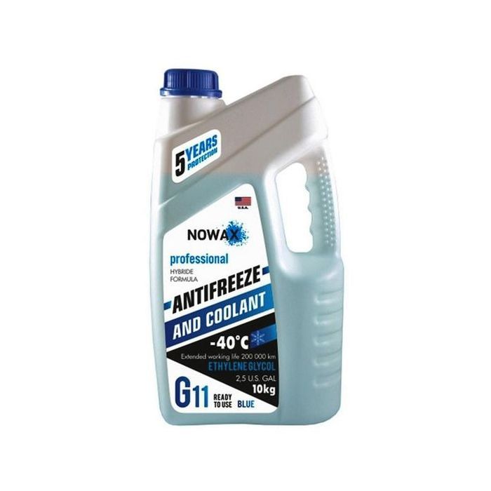 Антифриз NOWAX BLUE G11 10кг (NX10002)