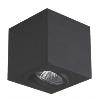 Фото - Точковий світильник Videx Світильник точковий  під лампу GU10 SPF01 накладний чорний (VL-SPF01 