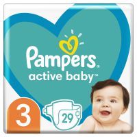 Подгузники Pampers Active Baby Midi Размер 3 (6-10 кг)29 шт (8001841630762)