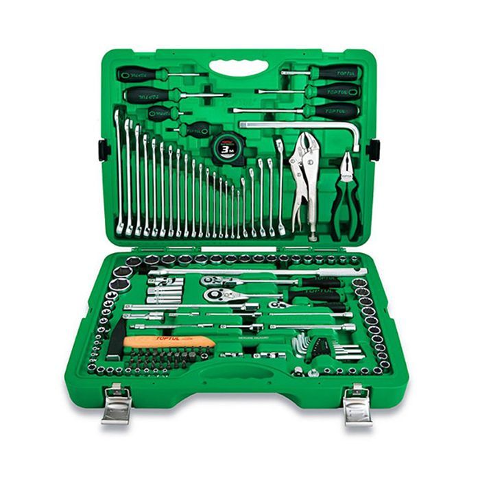 Набор инструментов Toptul 1/4", 3/8", 1/2" 144ед. (GCAI144R)