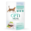 Вологий корм для кішок Optimeal з тріскою і овочами в желе 85 г (4820215364041)