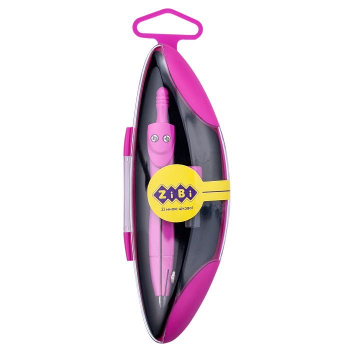 Циркуль ZiBi NEON START, в тв. футляр, зап.грифель, салатовый, KIDS Line (ZB.5323NS-15)