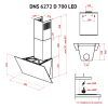 Вытяжка кухонная Perfelli DNS 6272 D 700 BL LED изображение 12