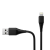 Зарядний пристрій ColorWay 1USB Quick Charge 3.0 (18W) black + cable Lightning (CW-CHS013QCL-BK) зображення 3