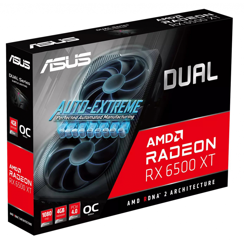 Відеокарта ASUS Radeon RX 6500 XT 4Gb DUAL OC (DUAL-RX6500XT-O4G) зображення 11