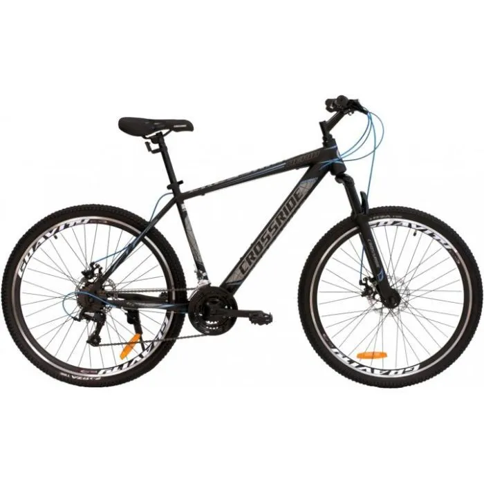 Велосипед Crossride Nerio 27,5" рама-17" St Black/Grey (0255-170-1)
