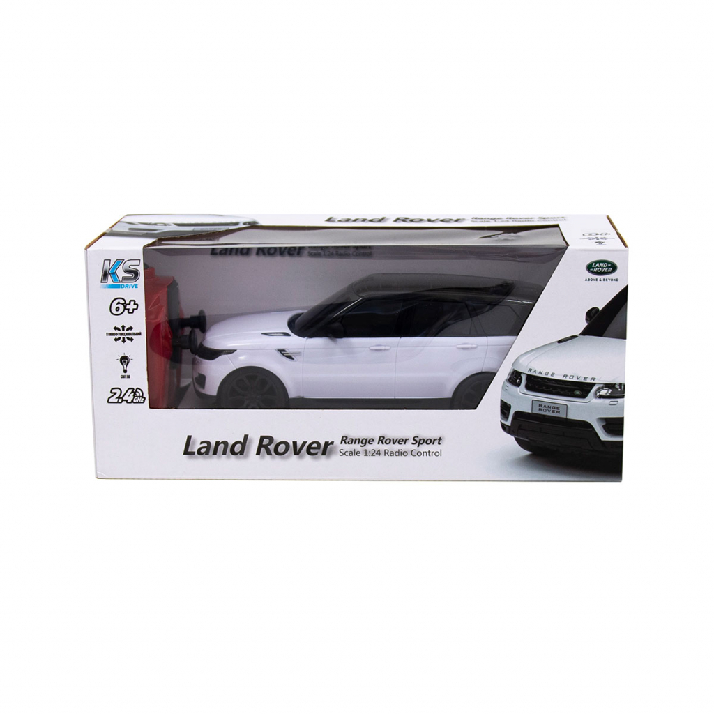 Радиоуправляемая игрушка KS Drive Land Rover Range Rover Sport (1:24, 2.4Ghz, белый) (124GRRW) изображение 8