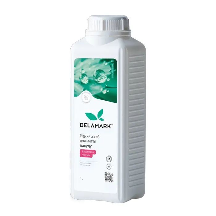 Средство для ручного мытья посуды DeLaMark с ароматом розы 1 л (4820152330666)