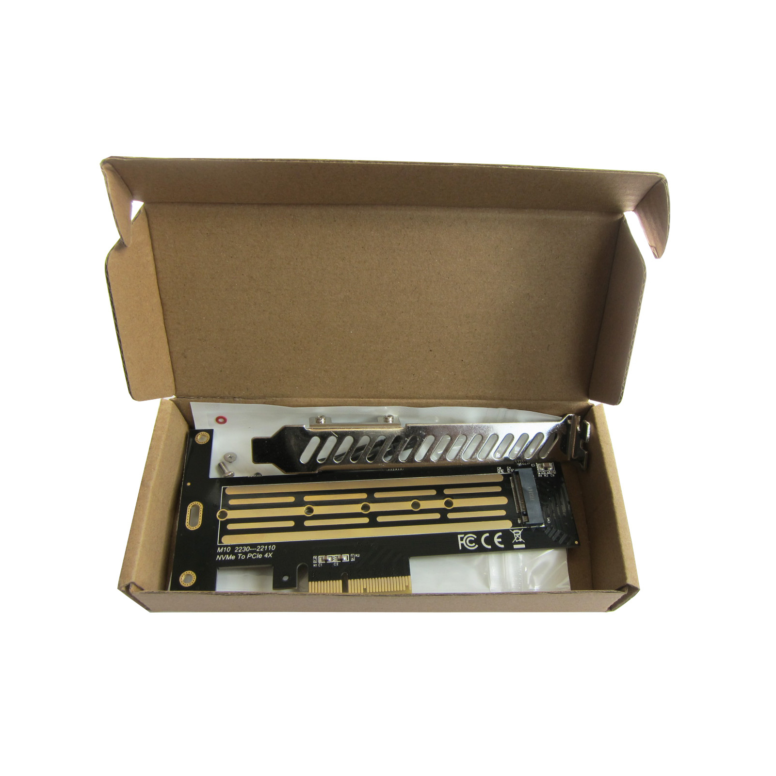 Контроллер Dynamode M.2 SSD NVMe M-Key to PCI-E 3.0 x4/ x8/ x16, full profile br (PCI-Ex4- M.2 M-key) изображение 3