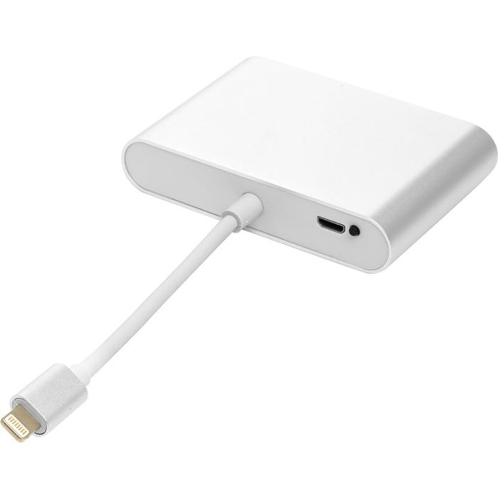 Переходник Lightning (M) to HDMI, VGA, 3.5mм (F) PowerPlant (CA911929) изображение 2