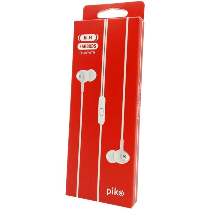 Наушники Piko EP-103WTM White (1283126477812) изображение 2