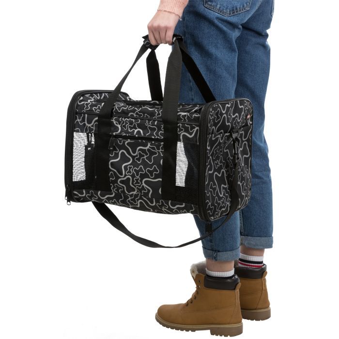 Переноска для животных Trixie Adrina Carrier 26x27х42 см (черная с серым) (4011905028897) изображение 4