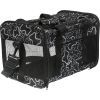Переноска для животных Trixie Adrina Carrier 26x27х42 см (черная с серым) (4011905028897)