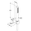 Душевой гарнитур KLUDI NOVA FONTE PURISTIC (208500515) изображение 2