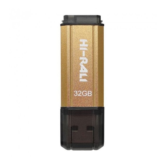USB флеш накопитель Hi-Rali 32GB Stark Series Gold USB 2.0 (HI-32GBSTGD)
