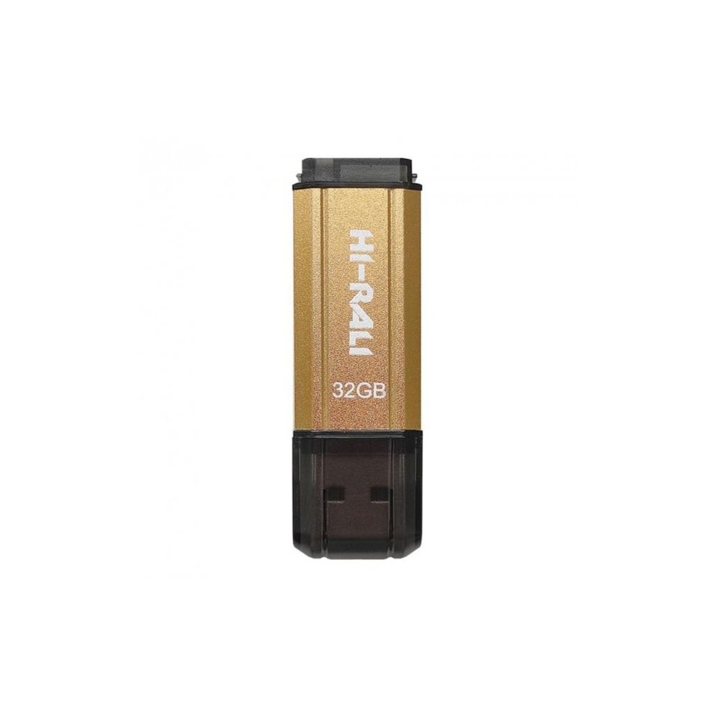 USB флеш накопитель Hi-Rali 32GB Stark Series Gold USB 2.0 (HI-32GBSTGD)