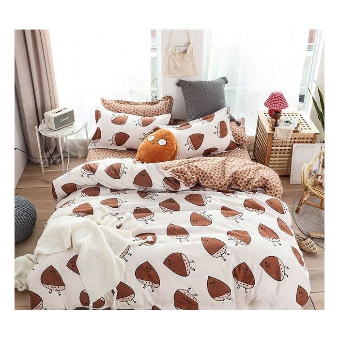 Постельное белье MirSon Бязь Premium 17-0465 Daisy Семейный 160x220 (2200003326239)