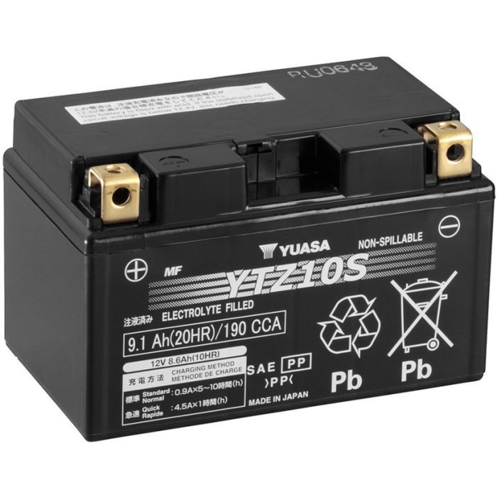 Акумулятор автомобільний Yuasa 12V 9,1Ah High Performance MF VRLA Battery (YTZ10S)