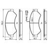 Тормозные колодки Bosch 0986494799 изображение 3