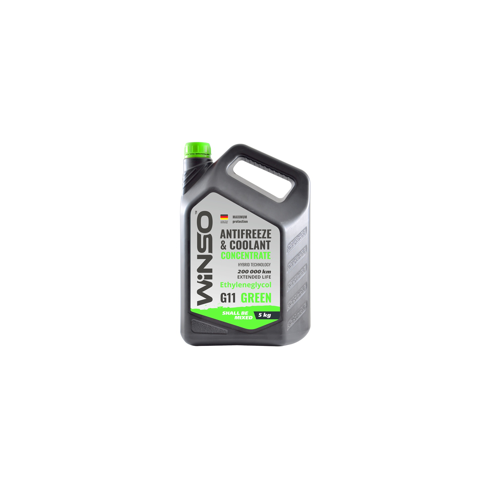 Антифриз WINSO COOLANT CONCENTRATE WINSO GREEN G11 концентрат 5kg (881010)