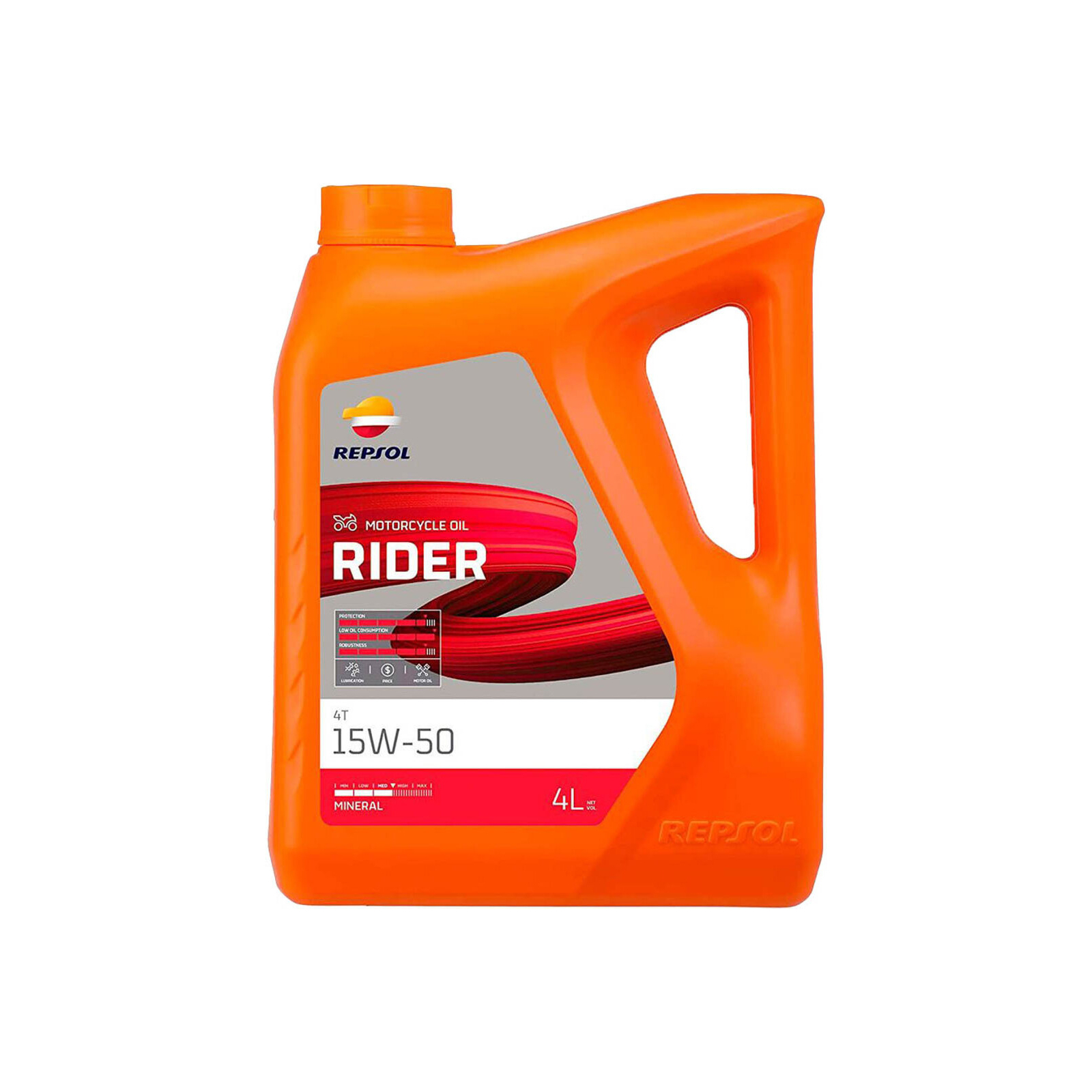 Моторное масло REPSOL RIDER 4T 15W-50 4л (RPP2130RGB)