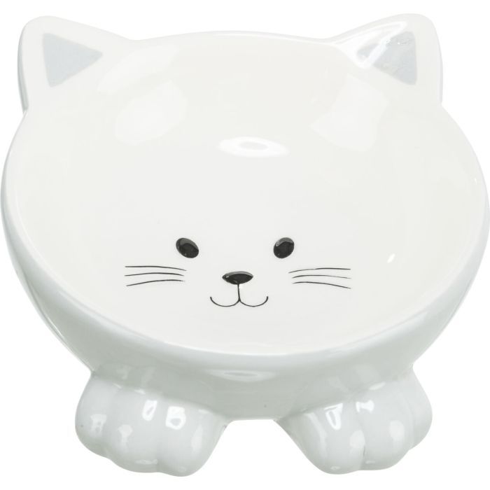 Посуд для котів Trixie Миска керамічна у вигляді котика150 мл/14 см (кольори в асортименті) (4011905248073) зображення 2