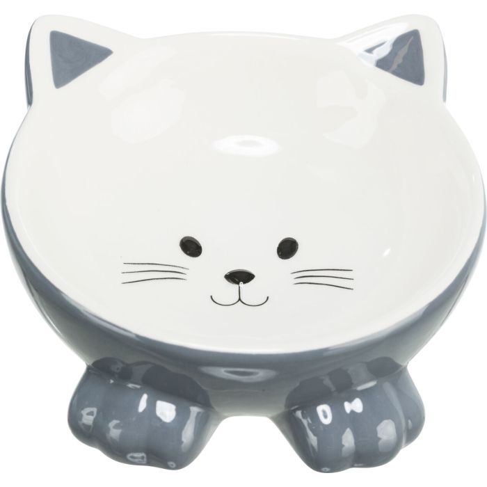Посуд для котів Trixie Миска керамічна у вигляді котика150 мл/14 см (кольори в асортименті) (4011905248073) зображення 4