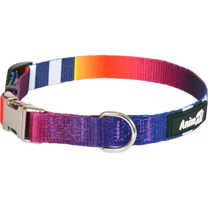 Ошейник для животных AnimAll HL-C-T001A XS-3 1x20-30 см фиолетово-оранжевый (2000981198992)