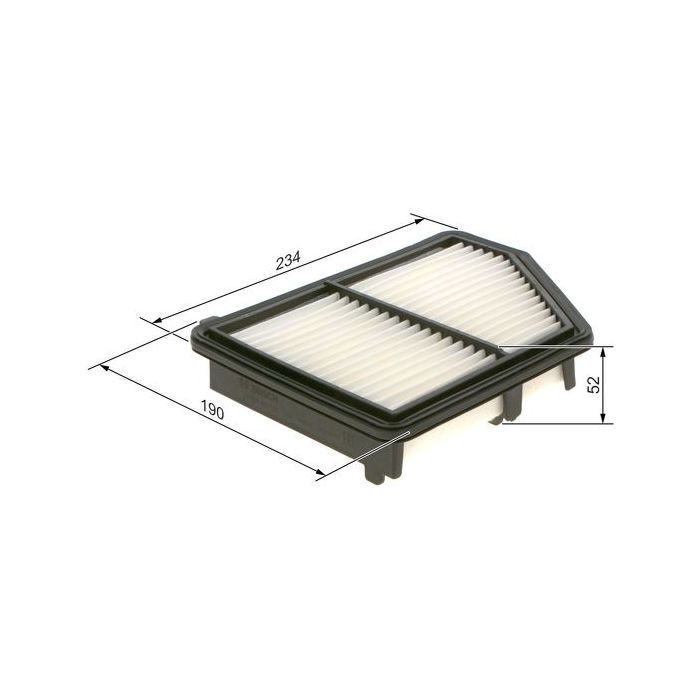 Повітряний фільтр для автомобіля Bosch F026400576 зображення 5