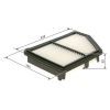 Повітряний фільтр для автомобіля Bosch F026400576 зображення 5