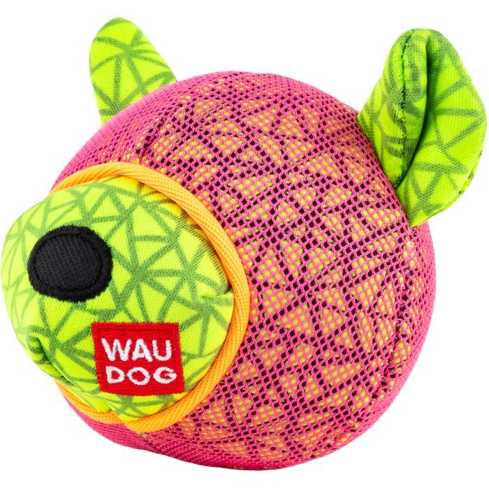 Игрушка для собак WAUDOG Fun Мишка 12х11 см розовая (62057) изображение 2