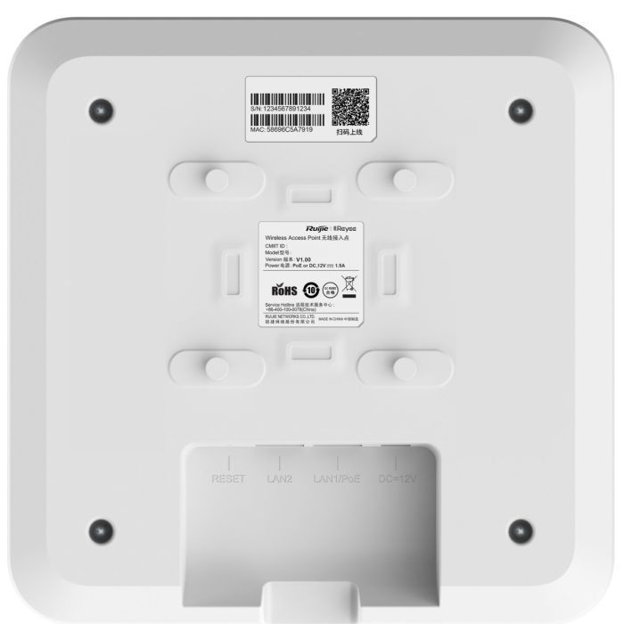 Точка доступа Wi-Fi Ruijie Networks RG-RAP2200(E) изображение 4