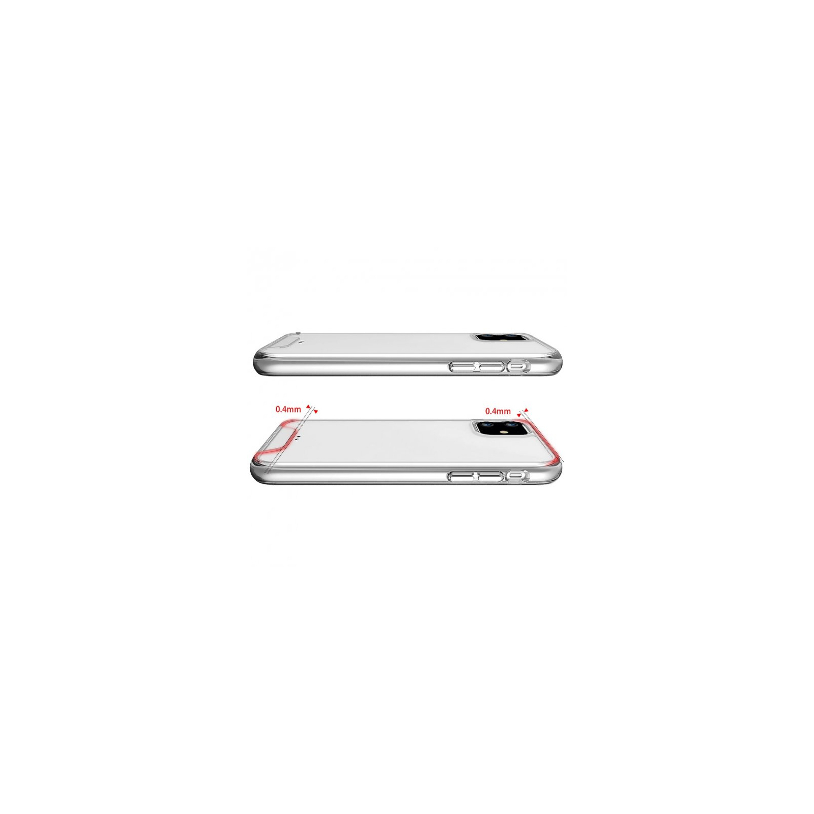 Чехол для мобильного телефона BeCover Space Case Apple iPhone 11 Transparancy (708578) изображение 4
