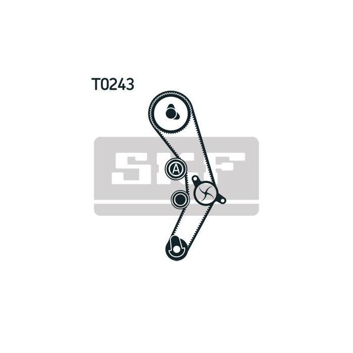 Комплект ременя ГРМ з помпой SKF VKMC 01936 зображення 2 Комплект ременя ГРМ з помпой SKF VKMC 01936 зображення 2