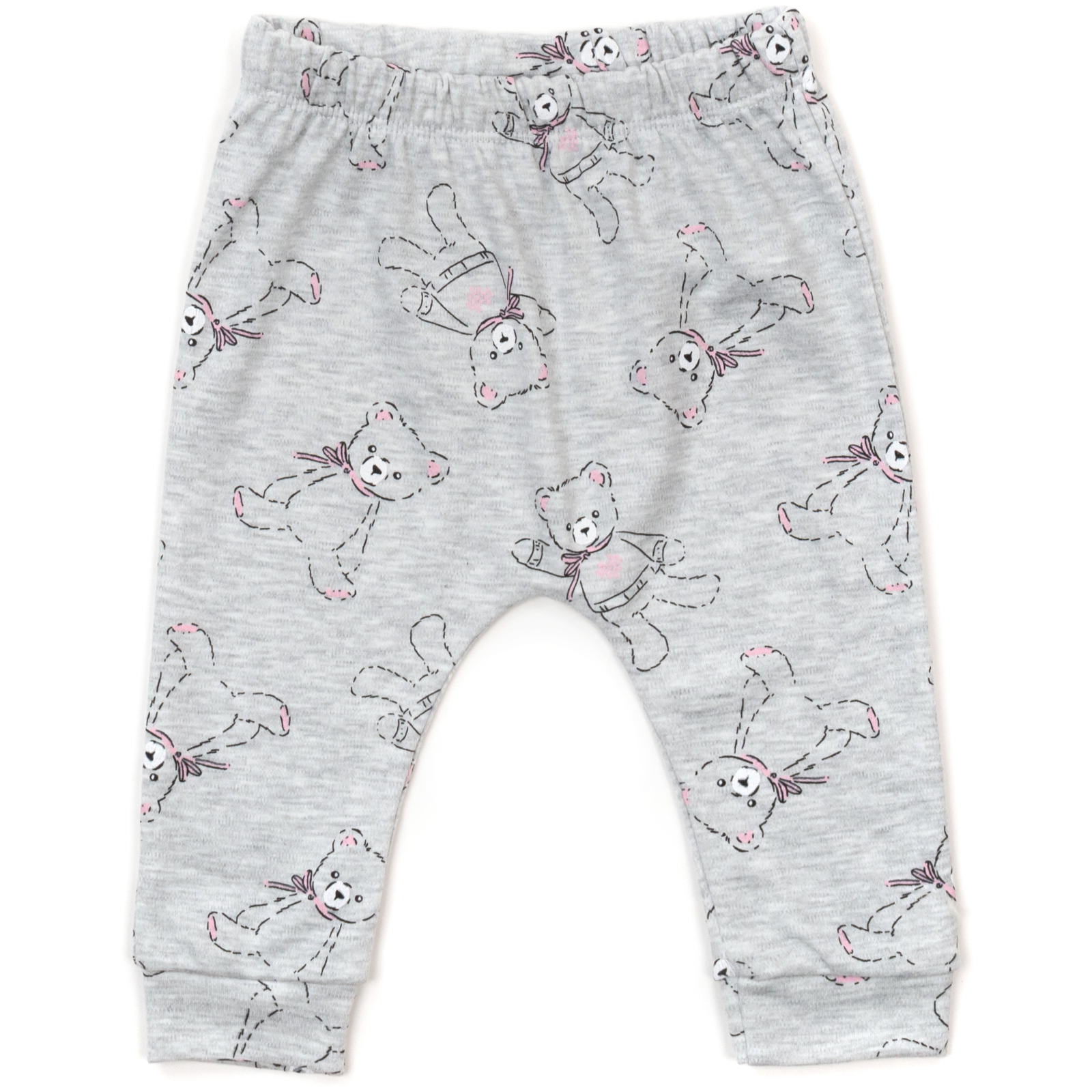 Набір дитячого одягу Miniworld з ведмедиком (14861-62G-pink) зображення 3