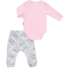 Набір дитячого одягу Miniworld з ведмедиком (14861-62G-pink) зображення 4