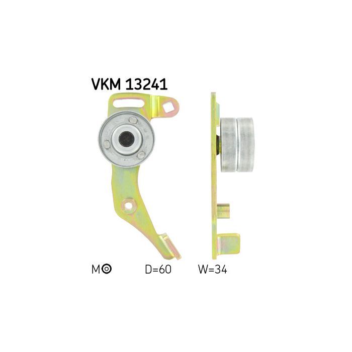 Ролик натягувача ременя SKF VKM 13241