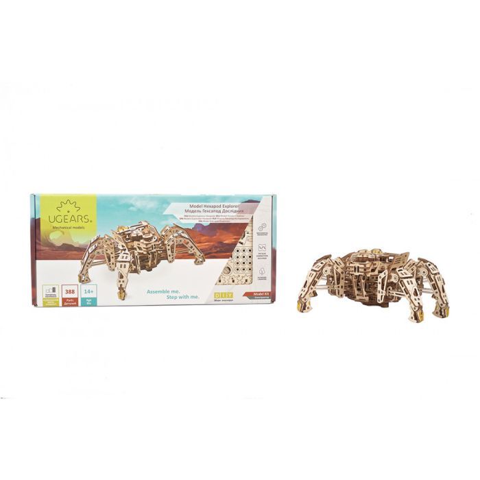 Конструктор Ugears Гексапод Исследователь (6337287) изображение 12