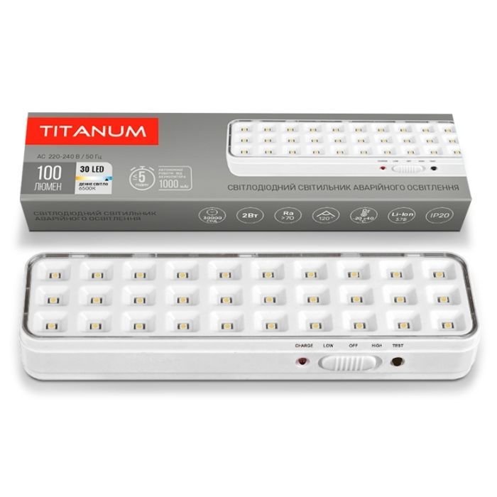 Светильник TITANUM LED аварійний 30 LED 6500K (TL-EM1106) изображение 3