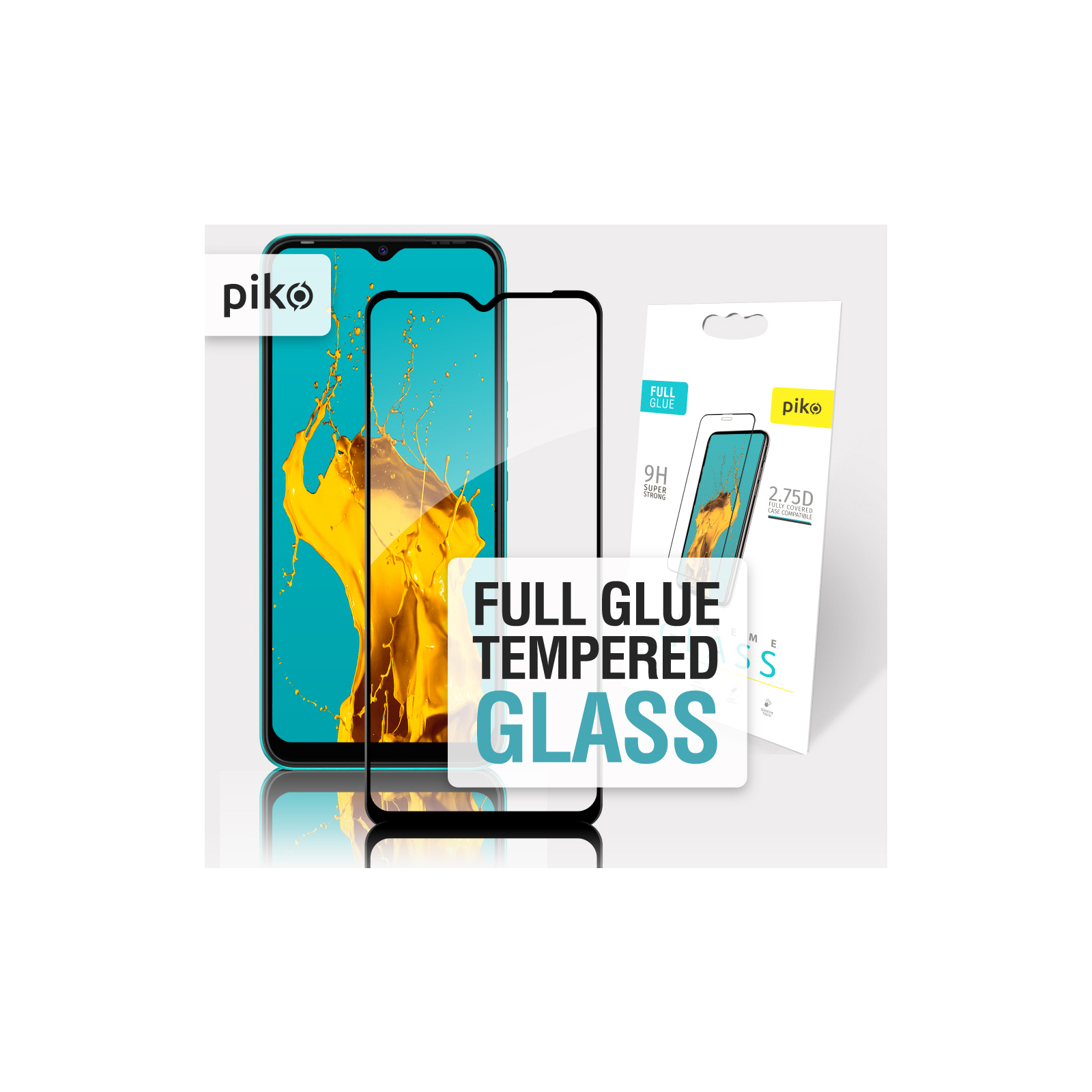Стекло защитное Piko Full Glue Tecno Spark Go 2022 (1283126542336) изображение 5