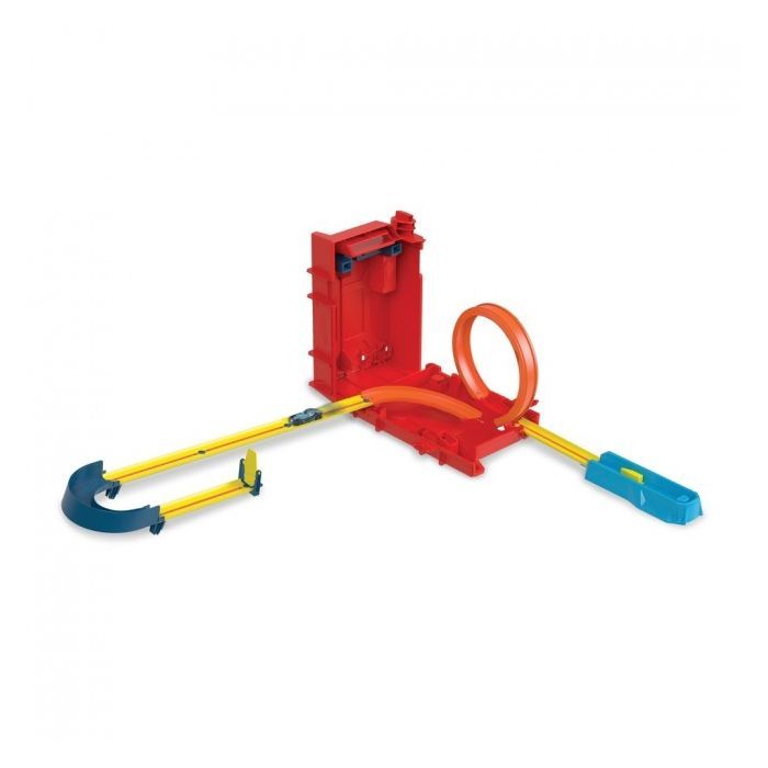 Автотрек Hot Wheels Турботрюки серии Track Builder Unlimited (HDX78) изображение 3