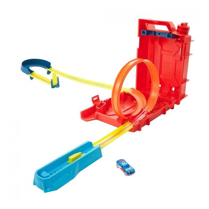 Автотрек Hot Wheels Турботрюки серии Track Builder Unlimited (HDX78) изображение 4
