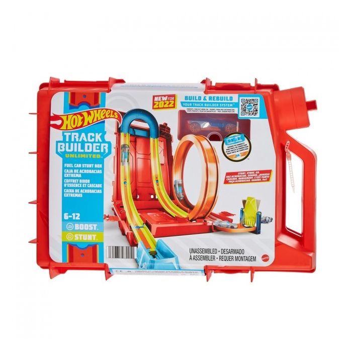 Автотрек Hot Wheels Турботрюки серии Track Builder Unlimited (HDX78) изображение 5
