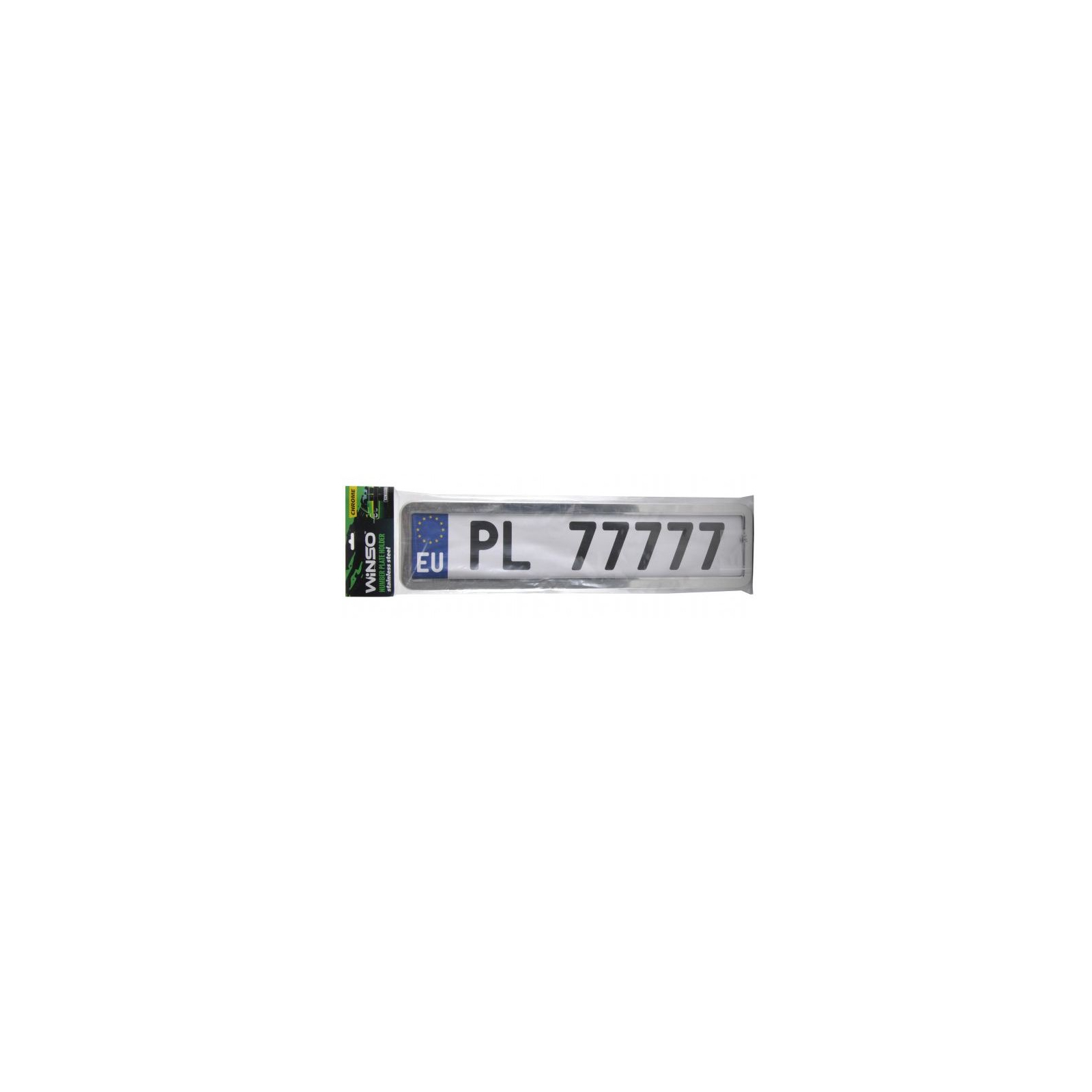 Рамка номерного знака WINSO хром (142000) зображення 2
