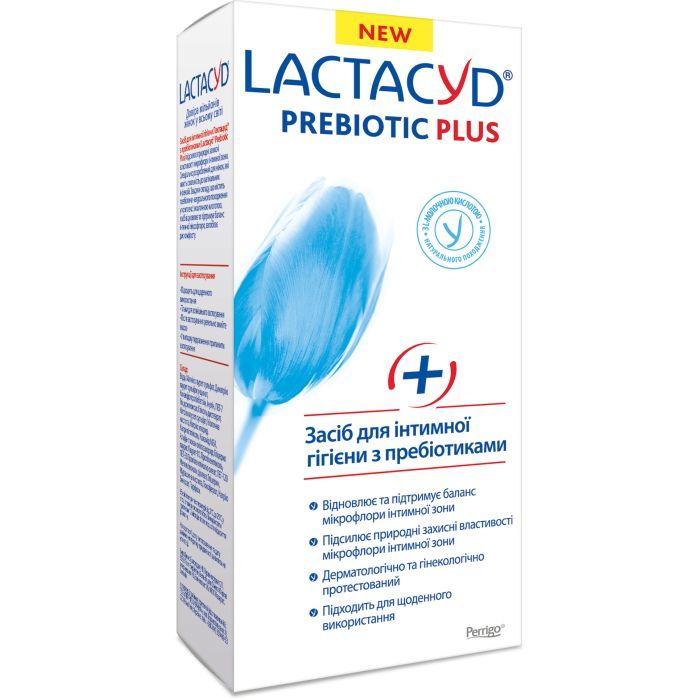Гель для интимной гигиены Lactacyd с пребиотиками 200 мл (5391520949555) изображение 3