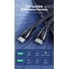 Кабель мультимедийный HDMI to HDMI 1.0m V2.1 HD140 Ugreen (80401) изображение 2