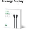 Кабель мультимедийный HDMI to HDMI 1.0m V2.1 HD140 Ugreen (80401) изображение 5